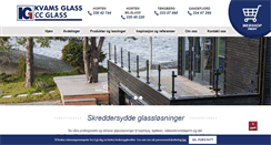 Desktop Screenshot of kvamsglass.no